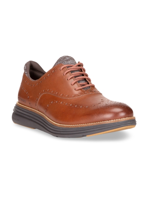 

Cole Haan Men Leather Brown OriginalGrand Ultra Wingtip Brogues