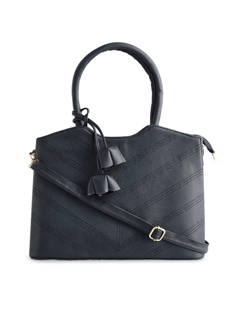 

LEGAL BRIBE Black Solid Handheld Bag