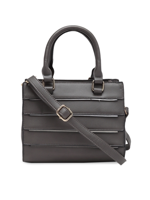 

Ladida Grey Embellished Handheld Bag