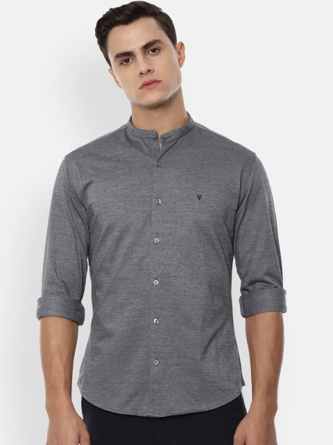 

Van Heusen Sport Men Grey Slim Fit Self Design Casual Shirt