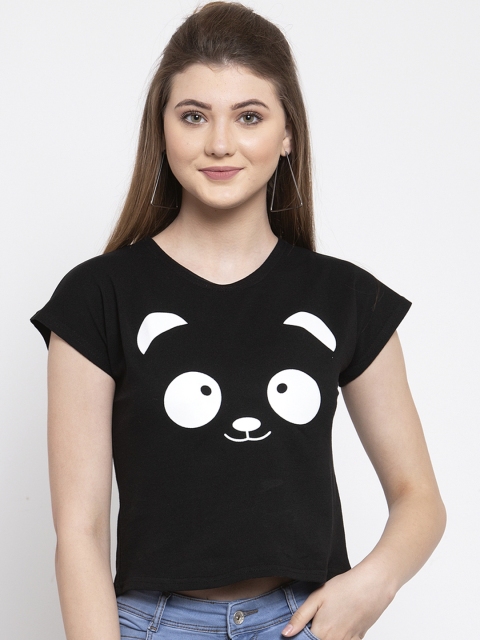 

Everlush Women Black & White Printed Top