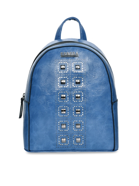 

ESBEDA Women Blue Solid Backpack