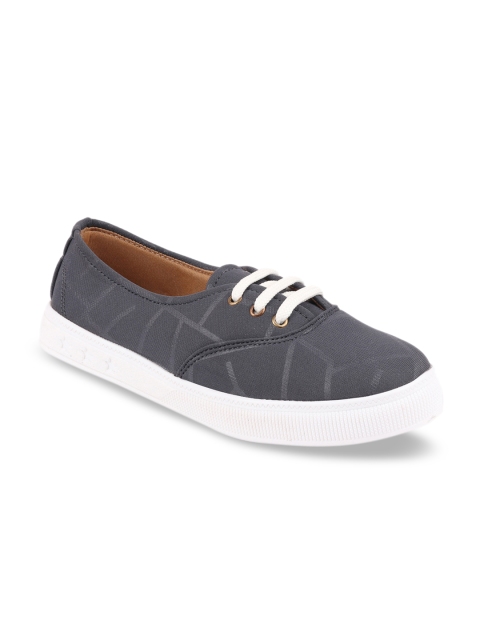

FAUSTO Women Grey Lightweight Slip-On Sneakers