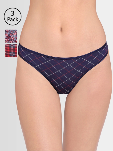 

Red Rose Women Pack of 3 Assorted Bikini Briefs Itouch109