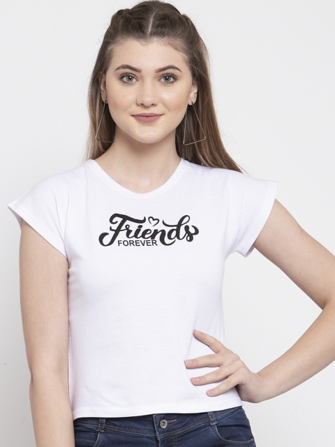 

Everlush Women White Printed Top
