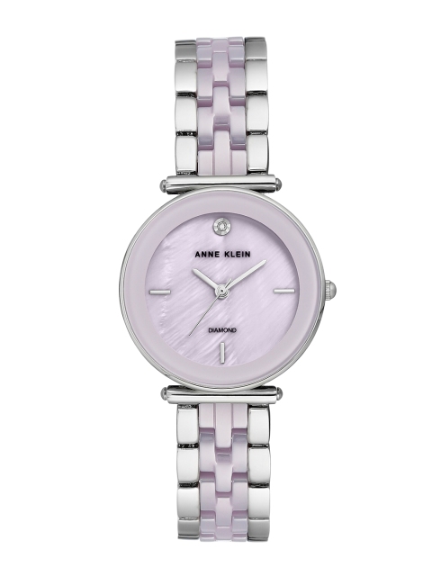 ANNE KLEIN Women Purple Diamond Analogue Watch AK3159LVSV
