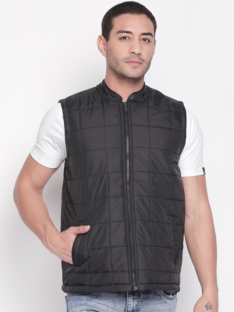 

BYFORD by Pantaloons Men Black Solid Padded Jacket