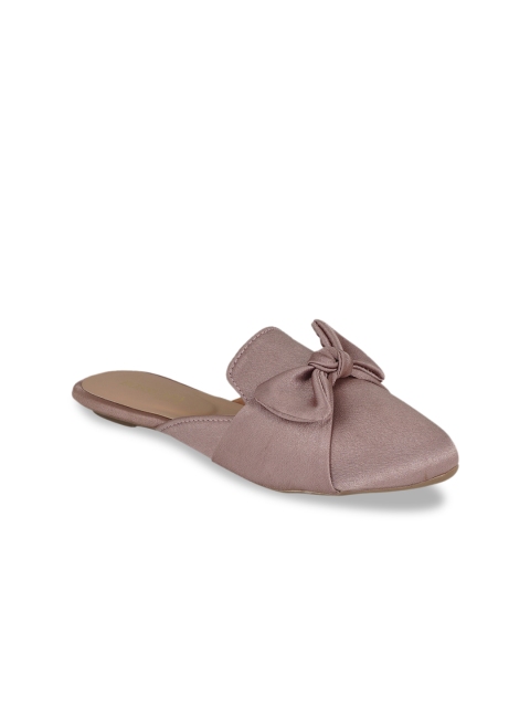 

SCENTRA Women Mauve Solid Mules