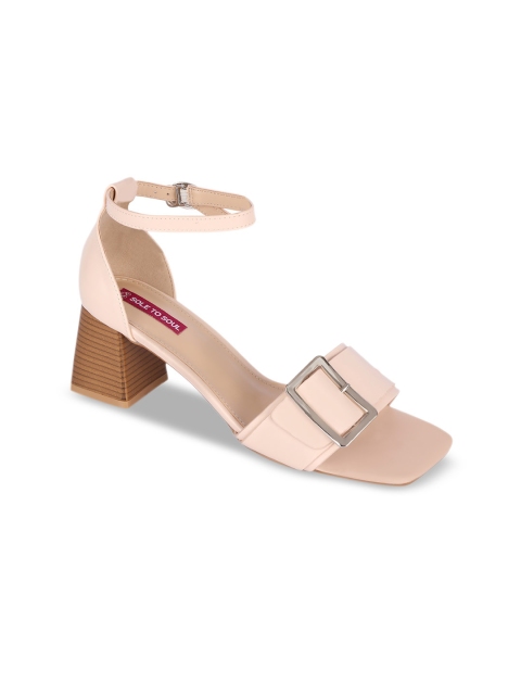 

Sole To Soul Women Beige Solid Heels
