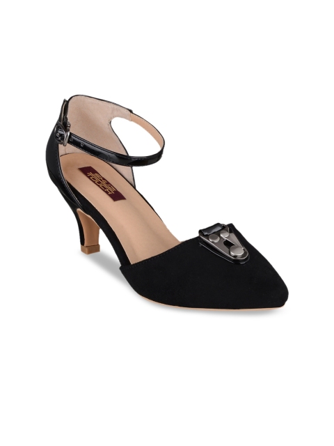 

SHUZ TOUCH Women Black Solid Heels