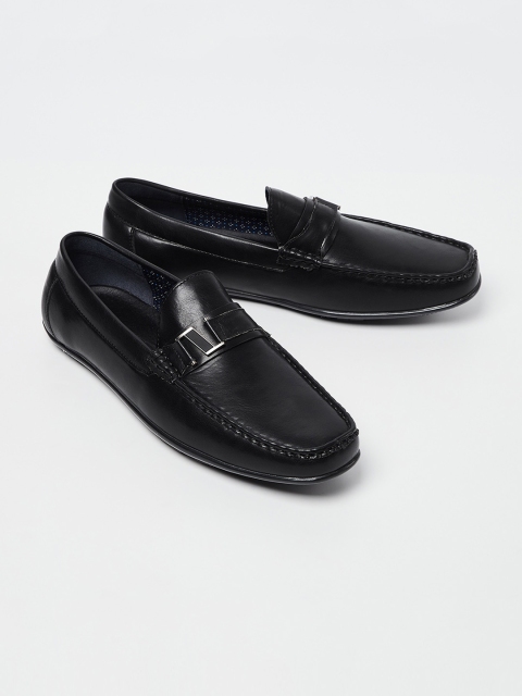 

CODE by Lifestyle Men Black Solid Loafers