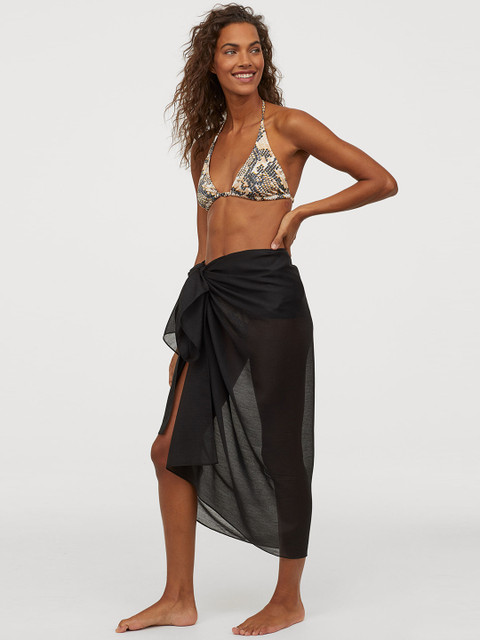 

H&M Women Black Sarong 0812464001
