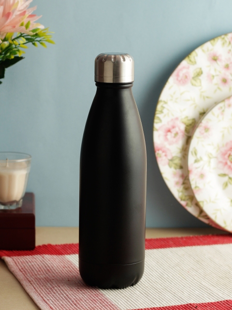 

INCRIZMA Black Solid Stainless Steel BPA Free Leak Proof Water Bottle 500 ml