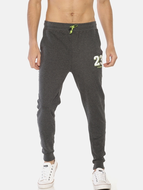 

Steenbok Men Grey Solid Straight-Fit Joggers