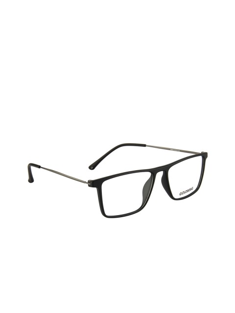 

Gold Berg Unisex Black Solid Full Rim Rectangle Frames GB-NSP1006_C2