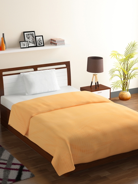 

SWAYAM Yellow Solid AC Room 150 GSM Single Bed Comforter
