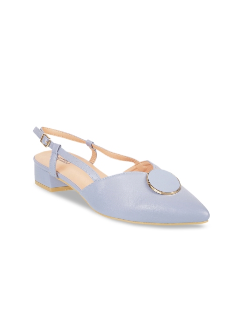 

Metro Women Blue Solid Mules