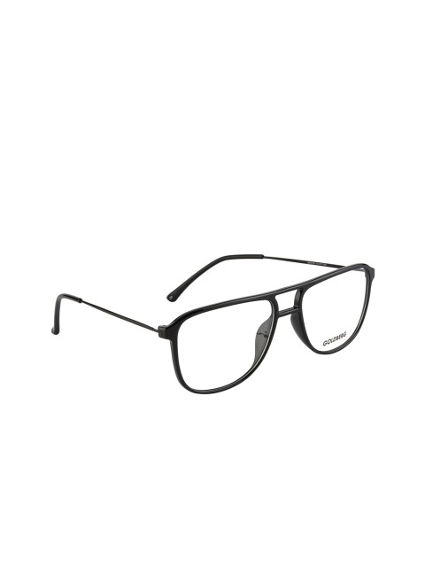 

Gold Berg Unisex Black Solid Full Rim Rectangle Frames GB-NSP1001_C1