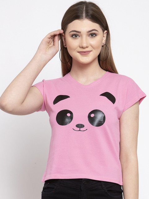 

Everlush Women Pink Printed Top