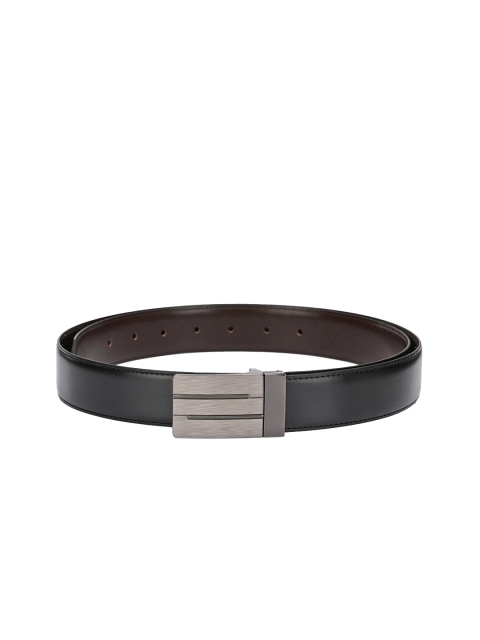 

Calvadoss Men Black & Brown Reversible Textured Belt