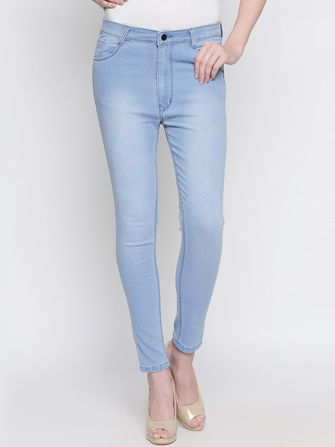 

fungus Women Blue Slim Fit High-Rise Clean Look Stretchable Jeans