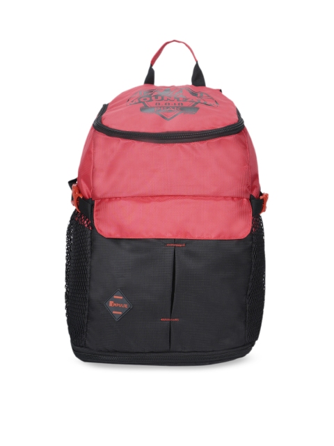

Impulse Kids Pink & Black Colourblocked Backpack