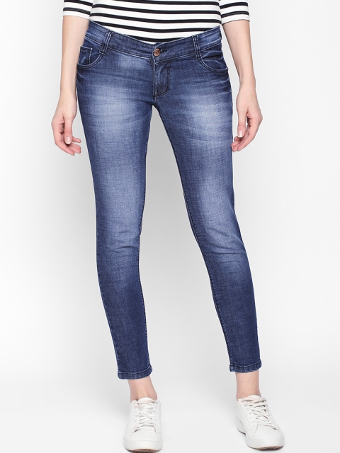 

fungus Women Blue Slim Fit High-Rise Clean Look Stretchable Jeans