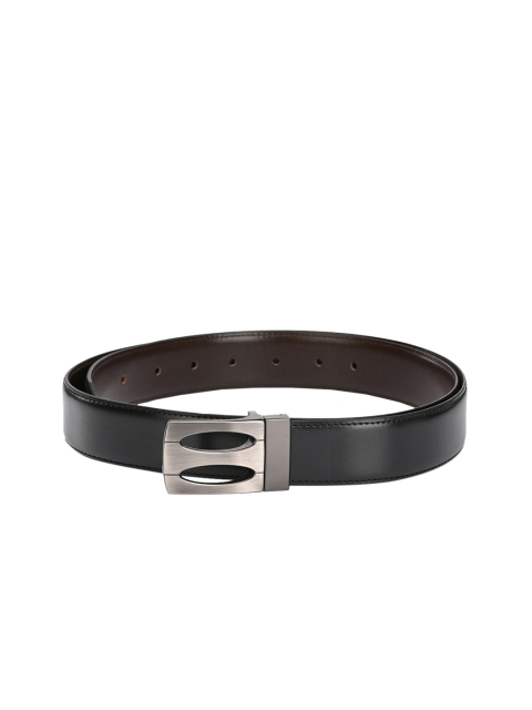 

Calvadoss Men Black & Brown Reversible Textured Belt