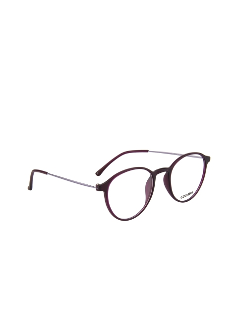 

Gold Berg Unisex Purple Solid Full Rim Oval Frames GB-NSP1002_C7
