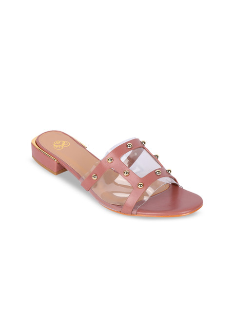 

Sole To Soul Women Pink Embellished Heels