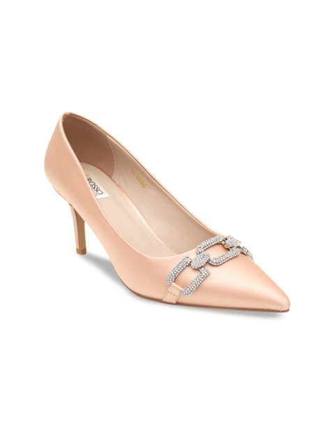 

ROSSO BRUNELLO Women Champagne Embellished Pumps