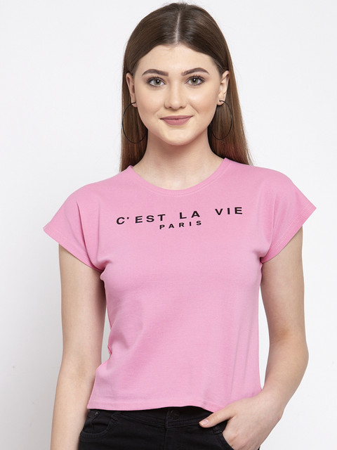 

Everlush Women Pink Printed Top