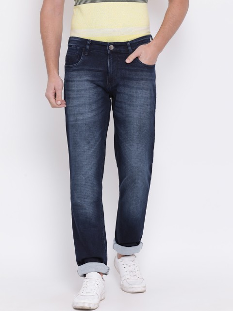 

Monte Carlo Men Blue Straight Fit Mid-Rise Clean Look Jeans