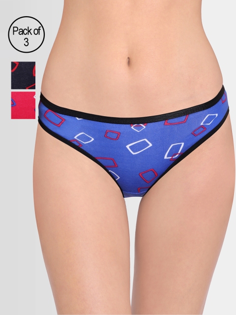 

Red Rose Women Pack of 3 Assorted Bikini Briefs