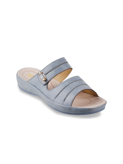 

Mochi Women Blue Solid Heels