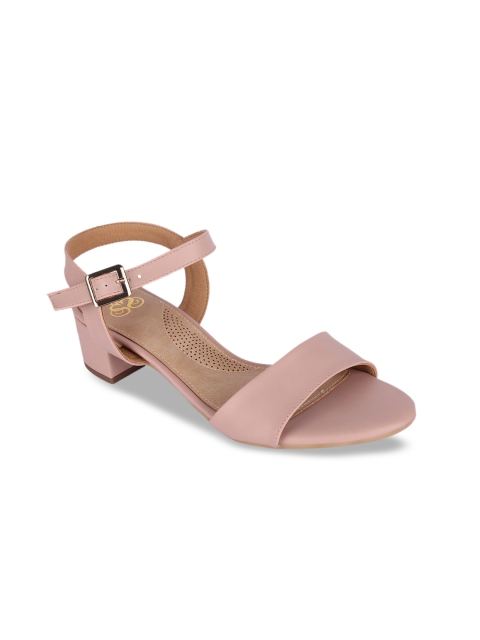 

Sole To Soul Women Pink Solid Heels