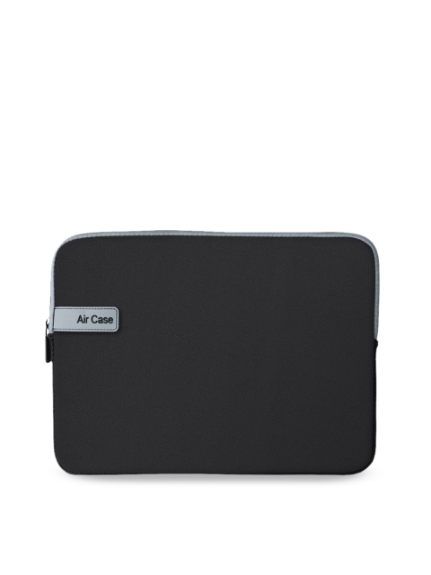 

AirCase Unisex Black Solid Laptop Sleeve