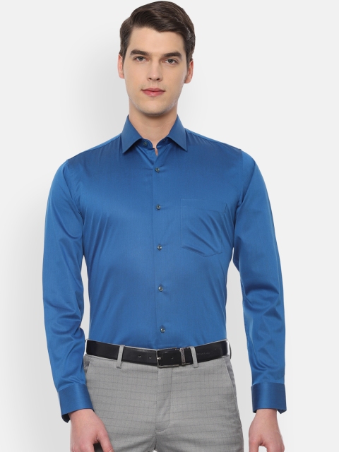 

Van Heusen Men Blue Slim Fit Solid Formal Shirt