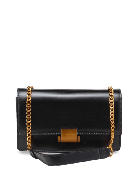 

Ladida Black Solid Sling Bag