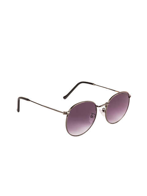 

Voyage Unisex UV Protected Round Sunglasses B80106MG3413, Violet