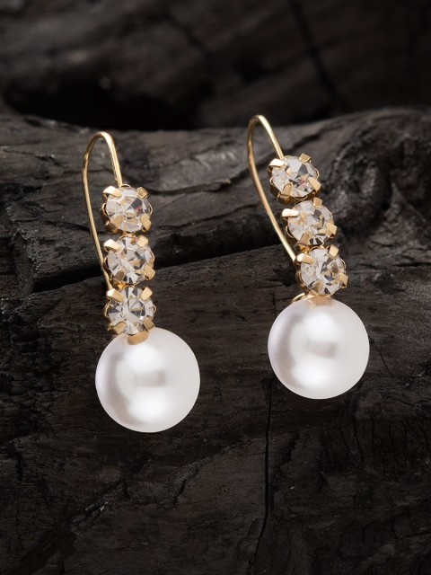 

E2O Gold-Plated Contemporary Drop Earrings