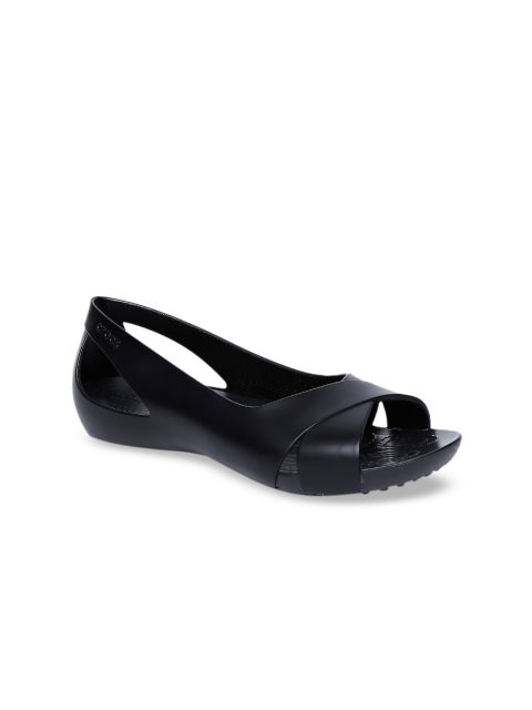 

Crocs Serena Women Black Solid Slip-On