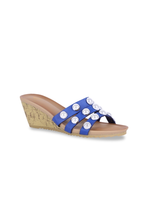 

Sole To Soul Women Blue Embellished Heels