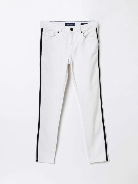 

Fame Forever by Lifestyle Boys White Skinny Fit Mid-Rise Clean Look Jeans