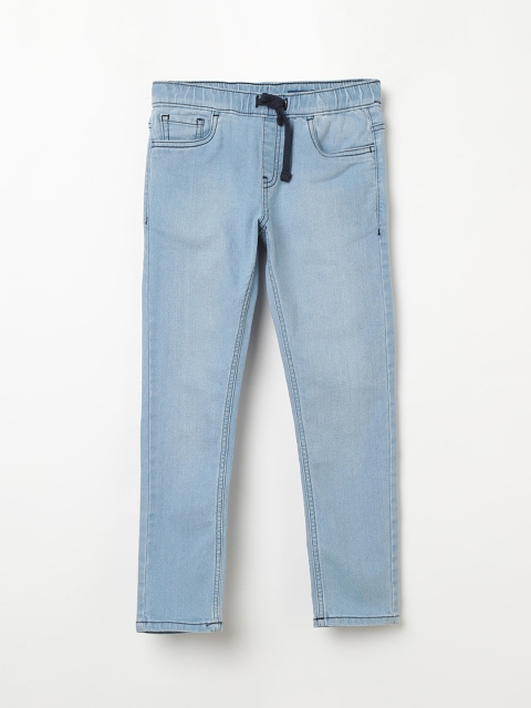 

Fame Forever by Lifestyle Boys Blue Slim Fit Mid-Rise Clean Look Jeans