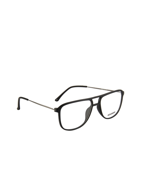 

Gold Berg Unisex Black Solid Full Rim Rectangle Frames GB-NSP1001_C2