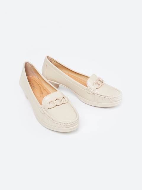 

CODE by Lifestyle Women Beige Solid Pumps