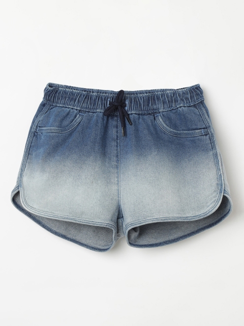 

Fame Forever by Lifestyle Girls Blue Washed Regular Fit Denim Shorts