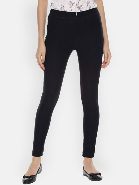 

Allen Solly Woman Women Black Regular Fit Solid Trousers