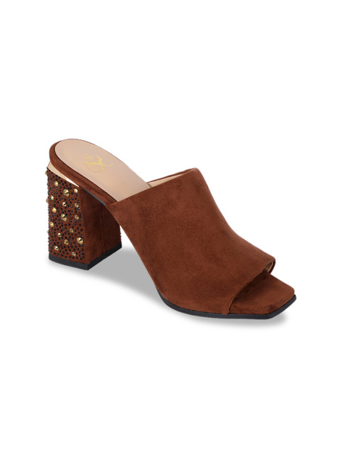 

Sole To Soul Women Brown Solid Heels